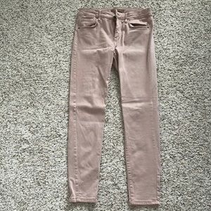 Joe’s jeans Size 27 light pink skinny jeans